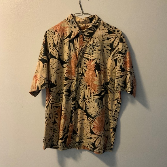 Tori Richard of Honolulu Men’s 100% Cotton Hawaiian Shirt – Size Large - Picture 1 of 1